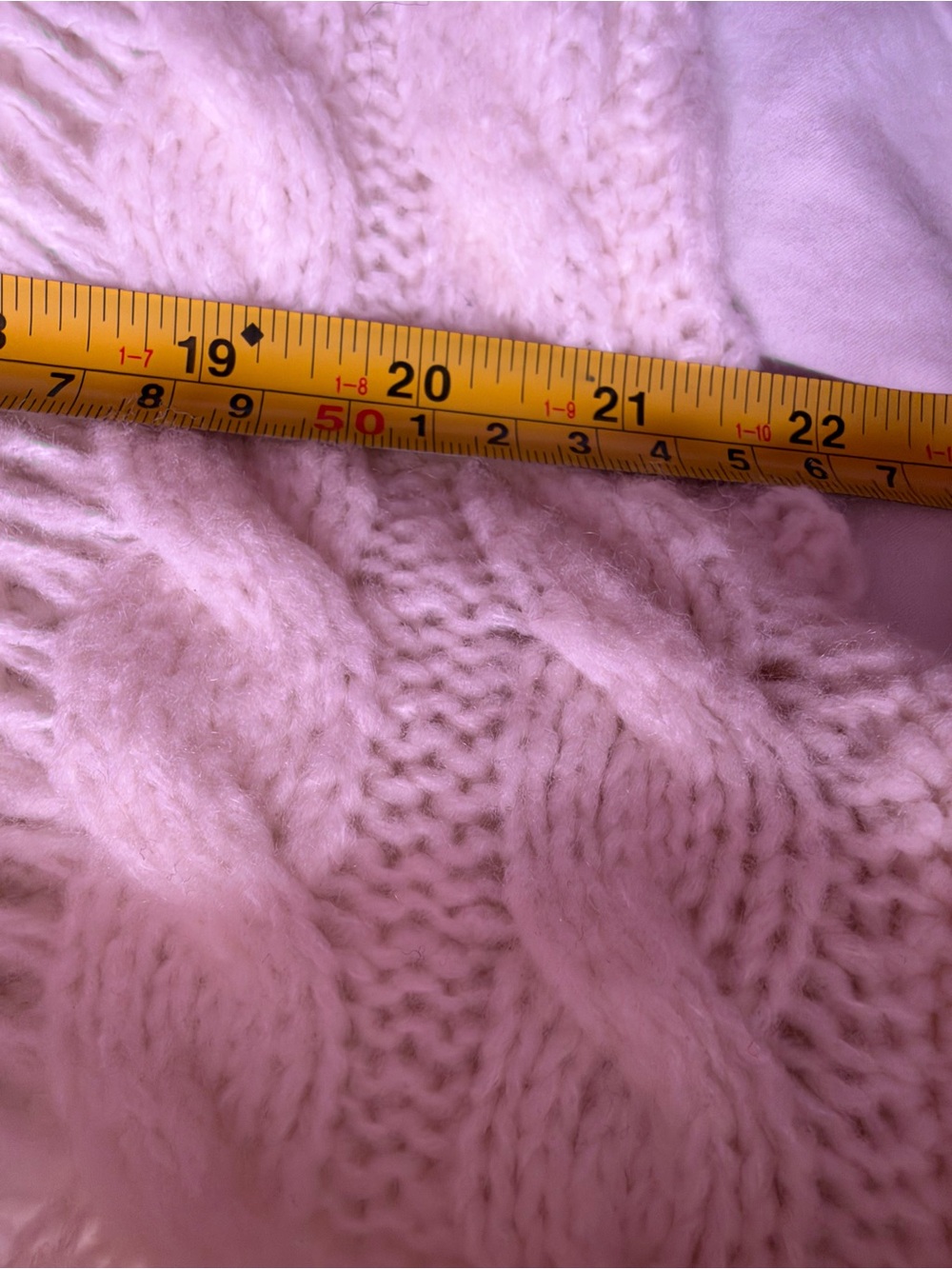 NAADAM Ivory Cashmere Merino Wool Cable Knit Long Belted Cardigan Size L - Picture 9 of 13